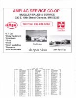 Glencoe Township Owners Directory, Ad - Ampi Ag Service Co-op, Mueller Sales and Service, McLeod County 2003